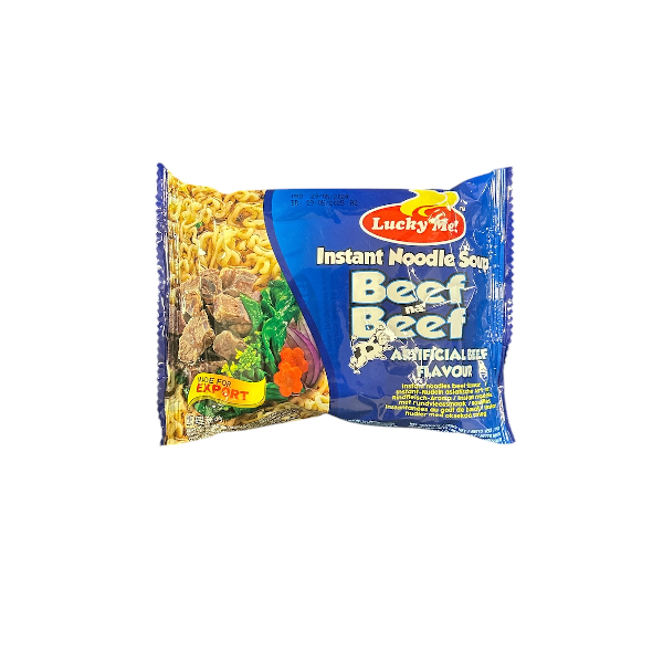 LUCKY ME  NOODLE SOUP BEEF
