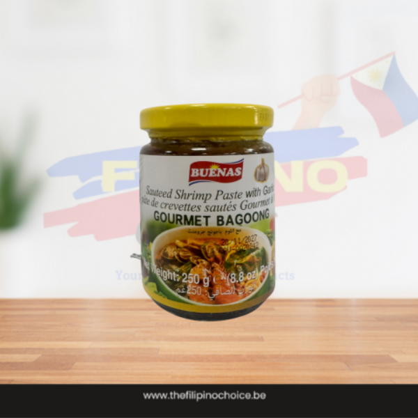 BUENAS Sauteed Shrimp Paste with Garlic – Gourmet Bagoong