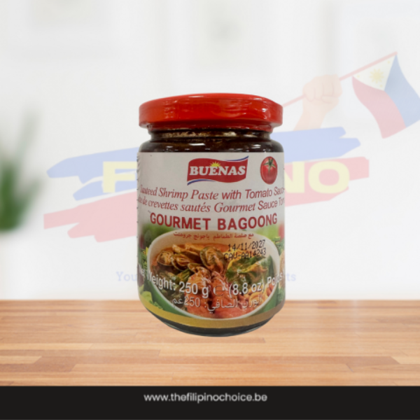 Buenas Gourmet Bagoong – Sautéed Shrimp Paste with Tomato Sauce