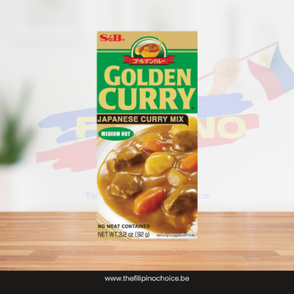 S&B Golden Curry Japanese Curry Mix – Medium Hot